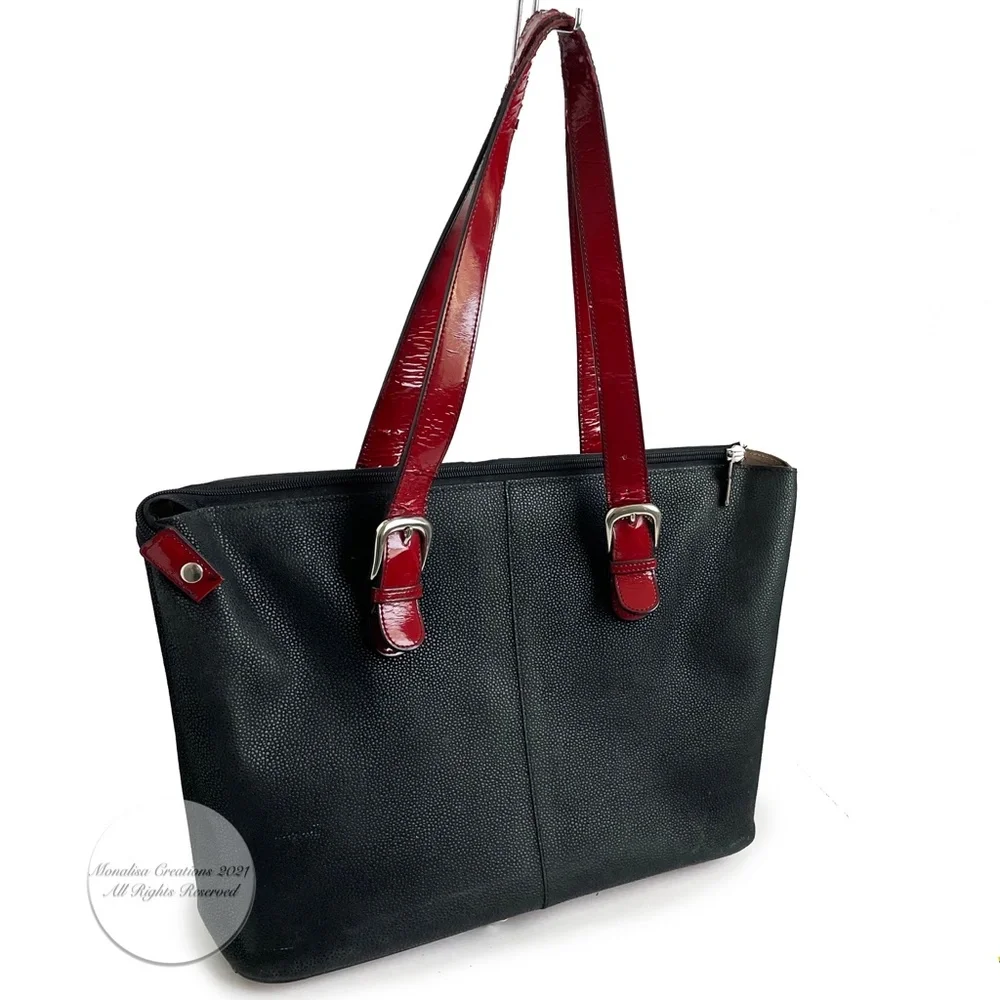 Jack Georges Bag Milano Madison Avenue Business Tote Computer * Damaged Straps *